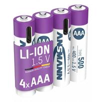 aaa 1.5v - Ansmann Lithium-Ion AAA 1.5V 500mAh 4 vnt. - 3 nuotrauka