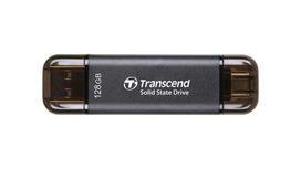 diskas ssd 128gb - TRANSCEND ESD310C 128GB External SSD USB-C 3D NAND - 2 nuotrauka
