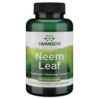 geris - SWANSON NEEM (Nimbamedis), 500 mg, 100 kapsulių - 1 nuotrauka