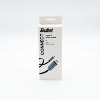 hdmi type c laidas - Bullet USB-C į HDMI 1m 4K 60Hz - Juodas - 1 nuotrauka