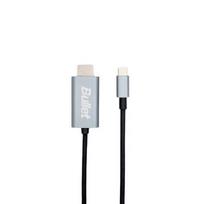 hdmi type c laidas - Bullet USB-C į HDMI 1m 4K 60Hz - Juodas - 2 nuotrauka