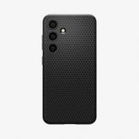 telefono deklas s24 - Spigen "Liquid Air Case for Samsung Galaxy S24" Matte Black - 1 nuotrauka
