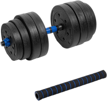 dumbbell - Reguliuojamas hantelis REBEL ACTIVE, 1x20kg - 2 nuotrauka