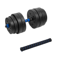 dumbbell - Reguliuojamas hantelis REBEL ACTIVE, 1x20kg - 3 nuotrauka
