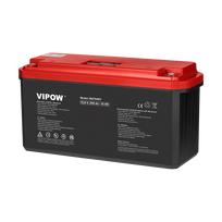 bluetooth automobiliui - Vipow BAT0497 LiFePO4 Bluetooth gelinis akumuliatorius 200Ah - 2 nuotrauka