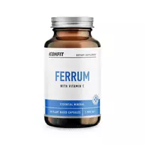 ICONFIT Ferrum 20mg + Vitamin C kapsulės, 90 vnt.