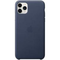 iphone case leather - Apple iPhone 11 Pro Max Leather Case - Midnight Blue - 1 nuotrauka