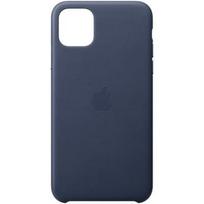 iphone case leather - Apple iPhone 11 Pro Max Leather Case - Midnight Blue - 3 nuotrauka