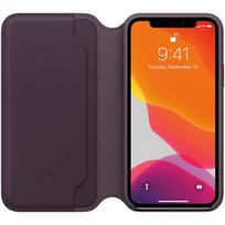 iphone telefonai - Apple iPhone 11 Pro Leather Folio - Aubergine - 3 nuotrauka