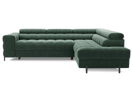 pigu lt sofos lovos - Kampinė sofa-lova Eltap Ferucce - Tamsiai žalia - 3 nuotrauka