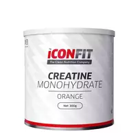300 - ICONFIT Mikronizuotas Kreatino Monohidratas, apelsinų skonio, 300 g - 1 nuotrauka