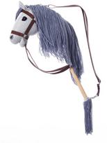 hobby horsing - HOPPIHORSE Hobby Horse A3, pilkas, arklys ant lazdos - 1 nuotrauka