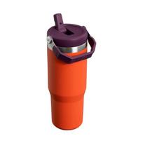 stanley termo puodelis - Stanley The IceFlow Flip Straw Tumbler, 0.89 l, oranžinė - 1 nuotrauka