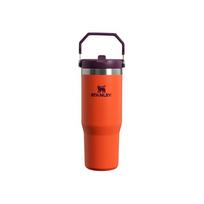 stanley termo puodelis - Stanley The IceFlow Flip Straw Tumbler, 0.89 l, oranžinė - 2 nuotrauka