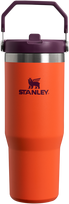 stanley termo puodelis - Stanley The IceFlow Flip Straw Tumbler, 0.89 l, oranžinė - 3 nuotrauka