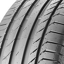 ratlankiai su vasarines padangom - Continental SportContact 5 SSR 245/35 R18 88Y runflat, su ratlankio šonkauliu, * - 1 nuotrauka