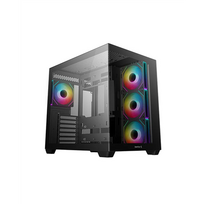 atx korpusai - Deepcool CG530 4F Black (Juodas) - 1 nuotrauka