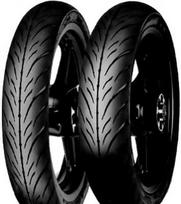 Mitas MC25 80/90-17 TL 44R Užpakalinis ratas, Priekinis ratas