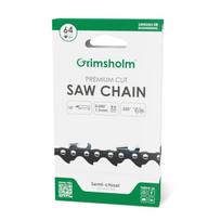 grandininis pjuklas chain saw - Pjūklo grandinė Grimsholm Premium Cut - Semi-Chisel, 64 DL, .325", .050"/1.3mm - 1 nuotrauka