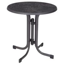 Lauko stalas Patio Dine & Relax Pizarra, antracito/pilka, 85 cm x 85 cm x 73 cm