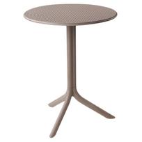 Lauko stalas Nardi Step Tortora, rudas, 60.5 cm x 60.5 cm x 76.5 cm