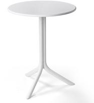 Lauko stalas Nardi Spritz, baltas, 60.5 cm x 60.5 cm x 40 - 76.5 cm