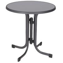 Lauko stalas Patio Dine & Relax Punti, antracito/pilka, 70 cm x 70 cm x 73 cm