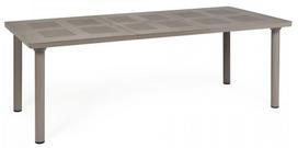 Lauko stalas Nardi Libeccio Tortora, rudas, 100 - 160 cm x 74 cm x 160 - 220 cm