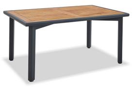 Lauko stalas Floriane Garden Berlin, antracito/ruda, 155 cm x 95 cm x 75 cm