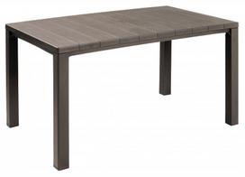 Lauko stalas Keter Julie, smėlio ruda, 147 cm x 90 cm x 74.5 cm