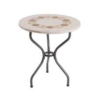 Lauko stalas Patio Roma, antracito/pilka/ruda, 70 cm x 70 cm x 72 cm