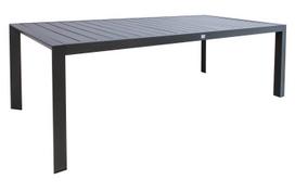Lauko stalas Home4you Tomson, pilkas, 216 cm x 100 cm x 73 cm