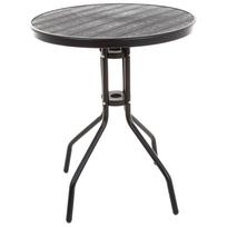 Lauko stalas Patio Detroit, juodas, 60 cm x 60 cm x 70 cm