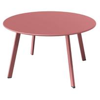 Lauko stalas Patio Olivier, rožinis, 70 cm x 70 cm x 40 cm