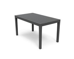 plastikinis lauko stalas - Lauko stalas Progarden Sumatra, pilkas, 138 cm x 80 cm x 72 cm - 1 nuotrauka