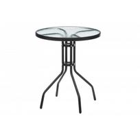 Lauko stalas 4Living, juoda, 60 cm x 60 cm x 70 cm