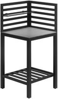Lauko stalas 4Living, juodas, 60 cm x 60 cm x 127 cm