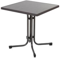 Lauko stalas Patio Dine & Relax, juodas/pilkas, 70 cm x 70 cm x 72 cm