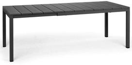 Lauko stalas Nardi Rio, antracito, 140 - 210 cm x 100 cm x 76 cm