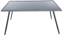 Lauko stalas Patio Lupus, pilkas, 150 cm x 90 cm x 73 cm