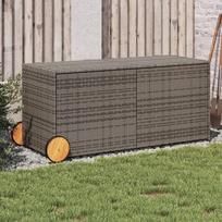 Sodo daiktadėžė iš poliratano su variantų spalva ir dydžiu : Dydis - 127 x 55 x 56/59.5 cm, Spalva - Pilka