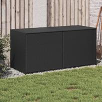 Sodo daiktadėžė iš poliratano su variantų spalva ir dydžiu : Dydis - 120 x 50 x 56 cm, Spalva - Juoda