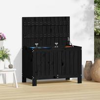 Sodo daiktadėžė iš pušies medienos masyvo : Dydis - 76 x 42.5 x 54 cm, Spalva - Juoda pušis