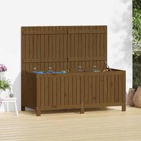 Sodo daiktadėžė iš pušies medienos masyvo : Dydis - 147 x 68 x 64 cm, Spalva - Medaus ruda pušis