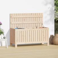 Sodo daiktadėžė iš pušies medienos masyvo : Dydis - 108 x 42.5 x 54 cm, Spalva - Natūrali pušis