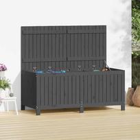 Sodo daiktadėžė iš pušies medienos masyvo : Dydis - 147 x 68 x 64 cm, Spalva - Pilka pušis