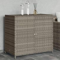 Sodo spintelė daiktams, 83x45x76cm, poliratanas : Spalva - Pilka