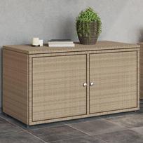 Sodo spintelė daiktams, 110x55x60,5cm, poliratanas : Spalva - Smėlio