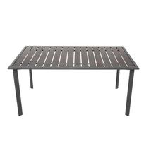 Lauko baldų komplektas Patio Solar, antracito, 4 vietų