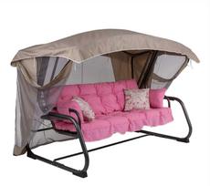 Sodo sūpynės su tinkleliu nuo uodų Ravenna Lux D042-23DW PATIO + NEMOKAMAI